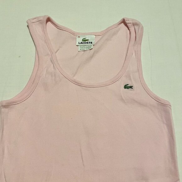 Lacoste Tank Top Womens Size 40 - Picture 2 of 14